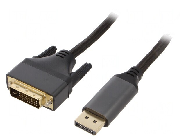 Cablu DisplayPort la DVI-D, 1.8m, Negru