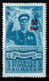 Romania 1952, LP 313, Ziua Minerului 1951 (supratipar), MNH!