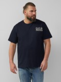 s.Oliver Big Sizes Tricou barbati big sizes cu imprimeu Ford&reg;, decolteu la baza gatului, bleumarin inchis, 2XL