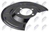 Protectie stropire disc frana Toyota Avensis (T27) 10.2008-01.2012 / 01.2012-07.2015 / 06.2015-; spate, stanga; 47882-05010; NTY; Aftermarket