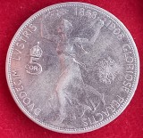 (A202) MONEDA DIN ARGINT AUSTRIA - 5 CORONA 1908, ANIVERSAREA A 60 DE ANI DE DOMNIE A LUI FRANZ JOSEPH