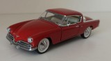 Macheta Studebaker Commander Starliner 1953 rosu - Franklin Mint 1/43, 1:43