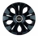 Cumpara ieftin Set 4 Capace Roti Top Negru R14, Compatibil Cu Audi, Autohelix MSA