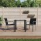 vidaXL Set mobilier de grădină cu perne, 3 piese, poliratan și oțel 3186955