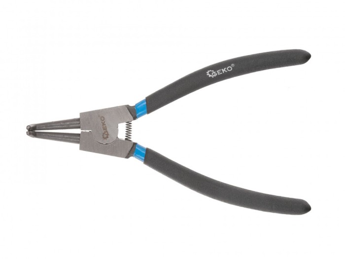 Cleste Seeger cu varf indoit pentru sigurante, 20 mm / 8&quot;, Geko G01699
