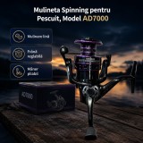Mulineta Spinning pentru Pescuit, Model AD7000