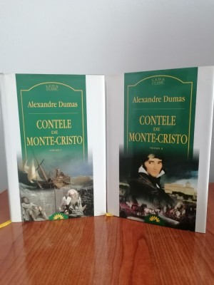 Alexandre Dumas, Contele de Monte Cristo, 2 volume, ediție cartonată foto
