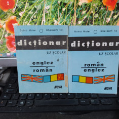 Dicționar român englez, englez român, Maier și Țic, 2 volume București 1994, 173