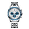 Ceas barbati de mana Poedagar Cronograf Fashion Quartz Casual Data Otel