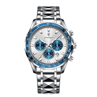 Ceas barbati de mana Poedagar Cronograf Fashion Quartz Casual Data Otel foto