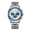 Ceas barbati de mana Poedagar Cronograf Fashion Quartz Casual Data Otel