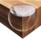 Set 4 protecții pentru colțuri, silicon, transparent, 3x3x3 cm