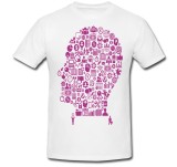 Cumpara ieftin Tricou &quot; Brain human purple &quot;