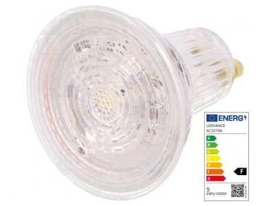 Lampă LED alb rece GU10 4,8W 6500K foto