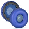 Set 2 bureti TXE pentru casti JBL Tune 600 / T600BTNC / 660 / 660NC / T660NC, Albastru, Spuma cu memorie, Piele ecologica creponata
