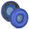 Set 2 bureti TXE pentru casti JBL Tune 600 / T600BTNC / 660 / 660NC / T660NC, Albastru, Spuma cu memorie, Piele ecologica creponata