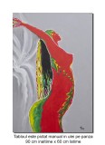 Cumpara ieftin Tablou pictat manual, Splendoare, 90x60cm ulei pe panza