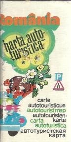 Romania - harta autoturistica - Dem. Popescu