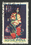 EROARE / VARIETATE ROMANIA 1956 LP 418 FLORI CTO - DEPLASARE TIPAR, Stampilat