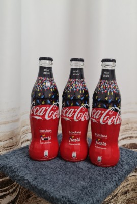 Sticle Coca-Cola Zero Zahăr Centenar 2018 foto