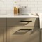 vidaXL M&acirc;nere de dulap, 20 buc., negru, 128 mm, oțel inoxidabil 3203653