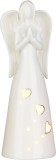 Decoratiune de Craciun MagicHome &icirc;nger cu LED alb, 9,3x9x26 cm
