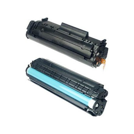 Set 2 Cartuse Toner compatibile HP Q2612A,Canon FX-10, CRG-703, Negru