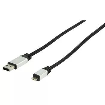 Cablu USB 2.0 A tata - Micro USB A tata 1.8m Konig foto