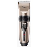 Masina De Tuns Bebelusi si Copii, Flippy, Lame Cermice si Inox, Fara Fir, Functie Anti Taiere, Silentios, 50 W, 4 Accesorii, Incarcator USB, Gold Negr