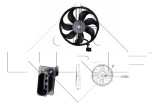 NRF 47409 Ventilator, radiator