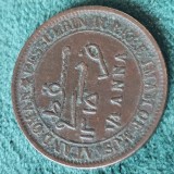 India , Sultanat Muscat si OMAN , 1/4 ANNA 1898 , sultan Faisal bin Turki (1888 - 1913 )