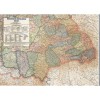 Harta Transilvania Ungaria ante 1918, 50x70cm, repro Kogutowicz Man&oacute; 1922, hartie 210 gsm