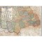 Harta Transilvania cu org. adm. din Ungaria ante 1918, 50x70cm, repro