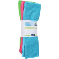 Set 6 lavete din microfibra Ultra Clean, 30x30 cm, multicolor