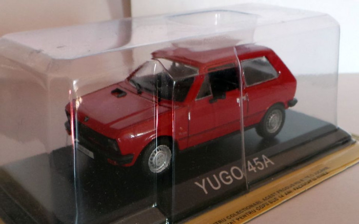 Macheta Yugo 45A 1977 - DeAgostini Masini de Legenda 1/43