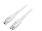 Cablu USB C 2.0 1m Alb, Akyga