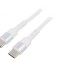 Cablu USB C 2.0 1m Alb