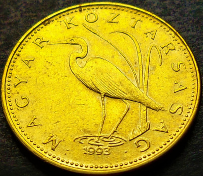 Moneda 5 FORINTI / FORINT - UNGARIA, anul 1993 * cod 4033 A foto
