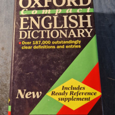 The Oxford compact English dictionary over 187000outstandingly clear definitions