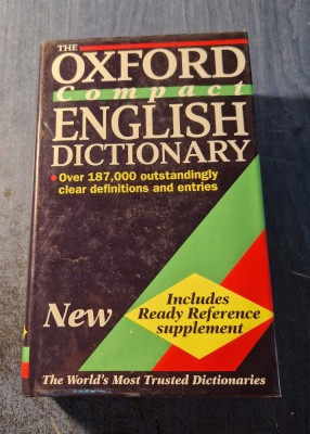 The Oxford compact English dictionary over 187000outstandingly clear definitions foto