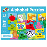 Set 26 de puzzle-uri Alfabet (2 piese) PlayLearn Toys, Galt