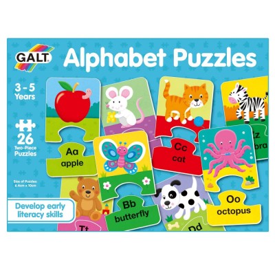 Set 26 de puzzle-uri Alfabet (2 piese) foto