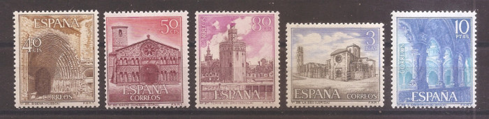 Spania 1966 - Obiective turistice, MNH