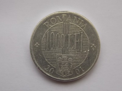 1000 LEI 2001 ROMANIA foto