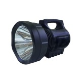 Професионален фенер Tiessa&reg;, 30 W, 3 режима на светене, презареждаем, черен, 27 см, черен