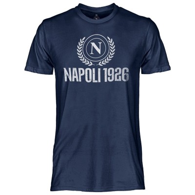 SSC Napoli tricou de bărbați Crest navy - M foto