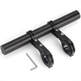 Cumpara ieftin Extensie Ghidon Bicicleta, Trotineta Electrica, Scuter, Suport telefon, Pedometru, Claxon, 20 cm, include Banda Cauciuc anti-zgariere ghidon, FIXATO,