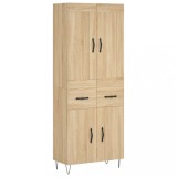 Cumpara ieftin Dulap inalt, stejar sonoma, 69,5x34x180 cm, lemn compozit