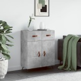 VidaXL Servantă, gri beton, 69,5x34x90 cm, lemn compozit