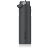 Stanley IceFlow&trade; Flip Straw Bottle sticlă inoxidabilă pentru apă cu pai Black 2.0 1060 ml